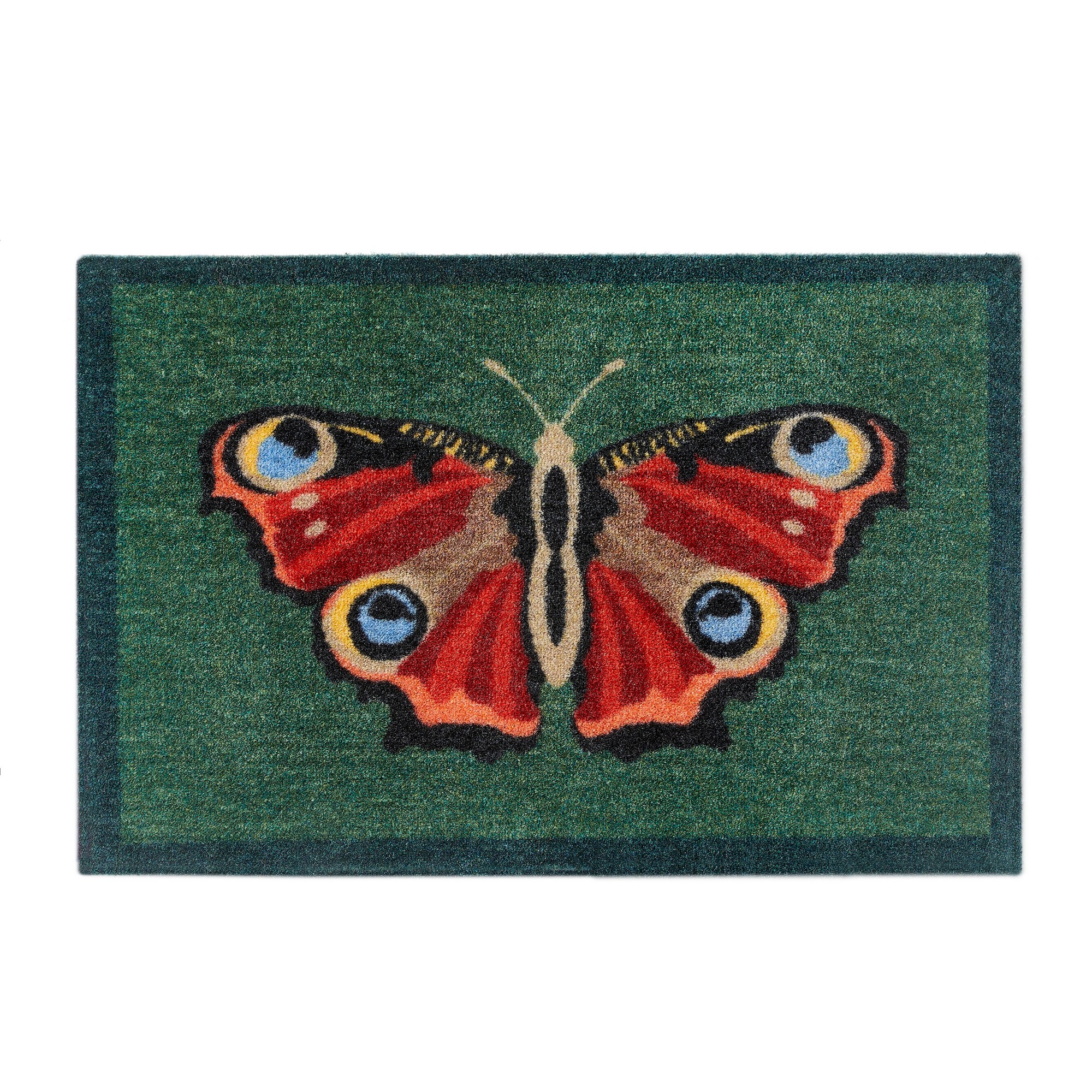 My Butterfly Washable Anti Slip Doormat In Multi